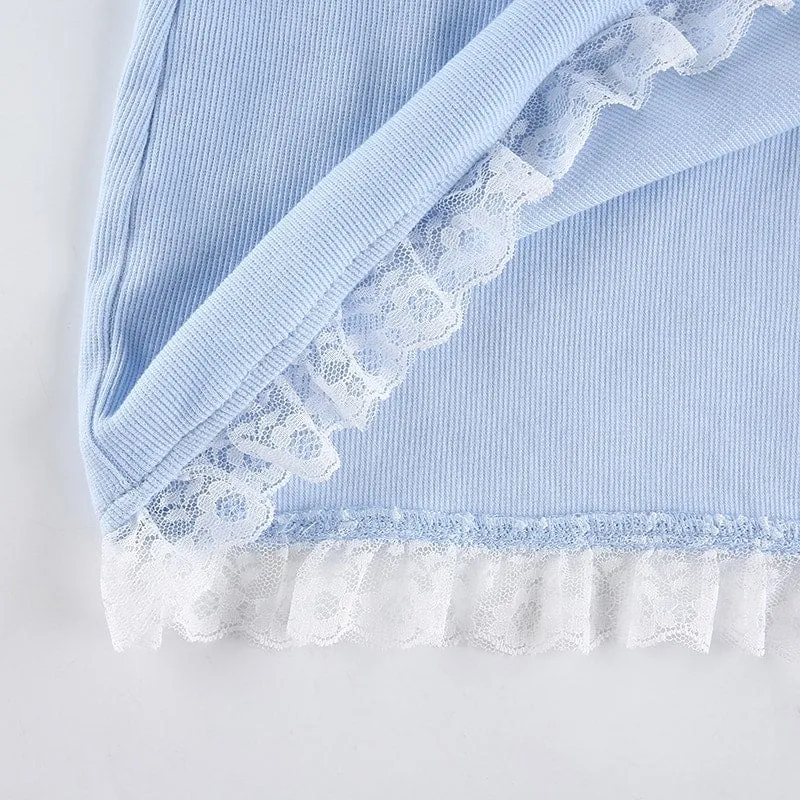 Aesthetic Soft Girl French Mini Dress
