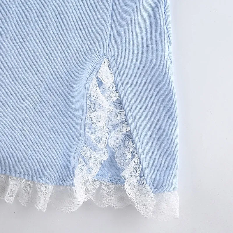 Aesthetic Soft Girl French Mini Dress