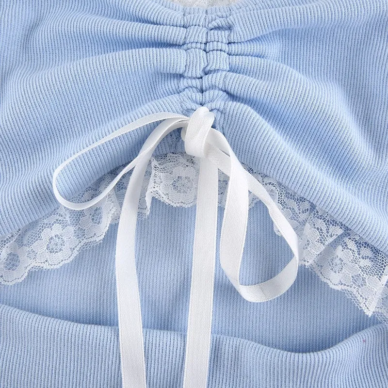 Aesthetic Soft Girl French Mini Dress