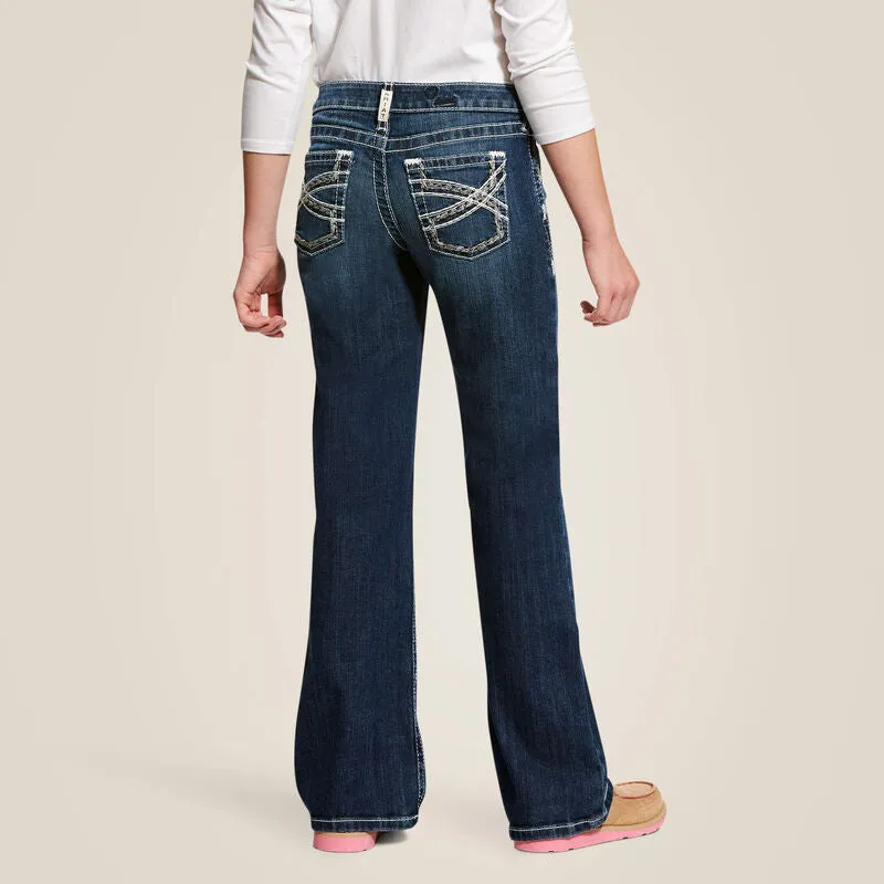 ARIAT Girls Entwined Boot Cut Jean