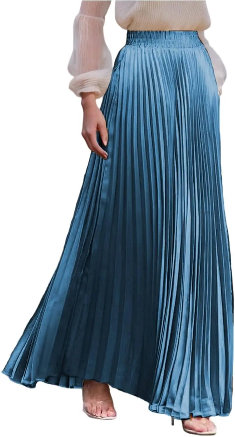 Floral Skirts for Women Flutter Peasant Casual Going Out Elastic Waist Festival Flowy Travel Smocked Boho Skirts for Women
