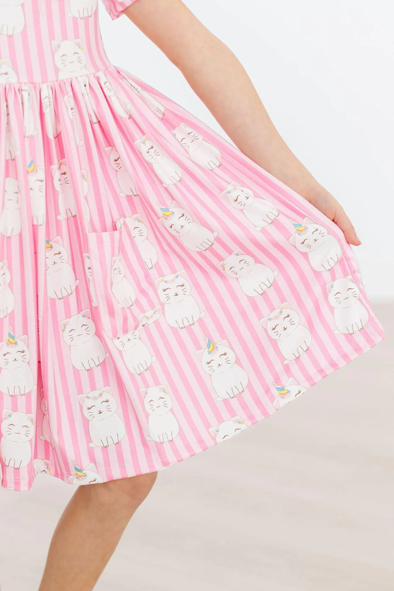 Kittycorn S/S Pocket Twirl Dress