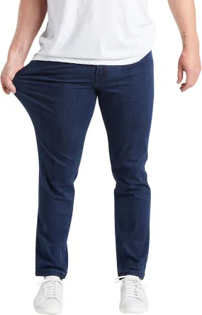 Mugsy Mens Jeans, Classic Fit, Stretch Denim Jeans for Men, Comfortable, 4-Way Stretch, Flexible Pants, Size Up If Needed
