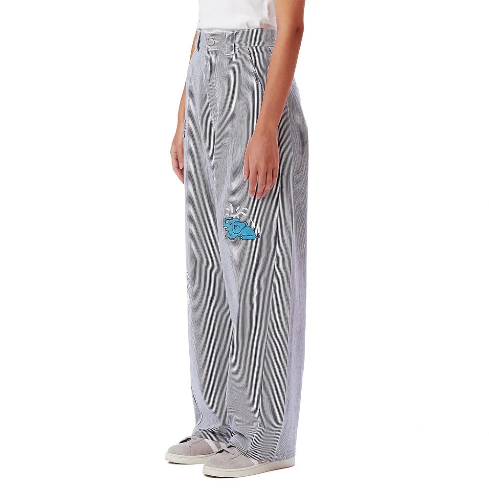 OBEY HARU BAGGY PANTS // BLUE MULTI