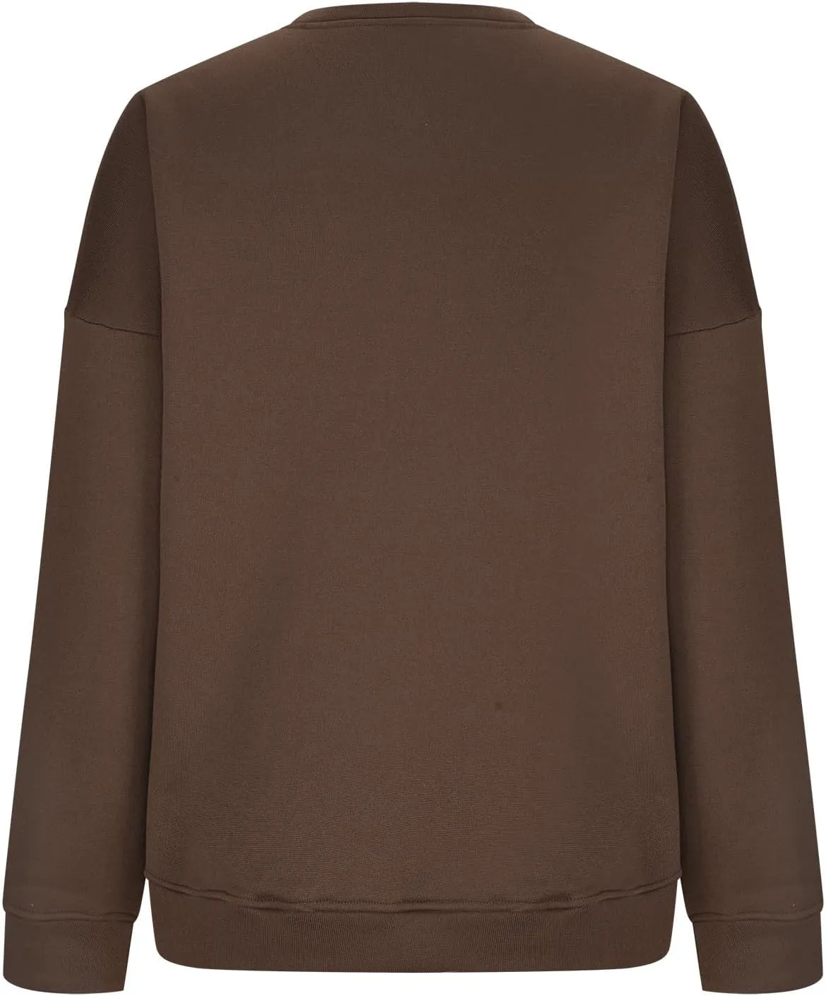 Oversized Long Sleeve Crewneck Sweatshirts For Women Casual Loose Pullover Tops Fall Fashion Fleece Sweater Clothes