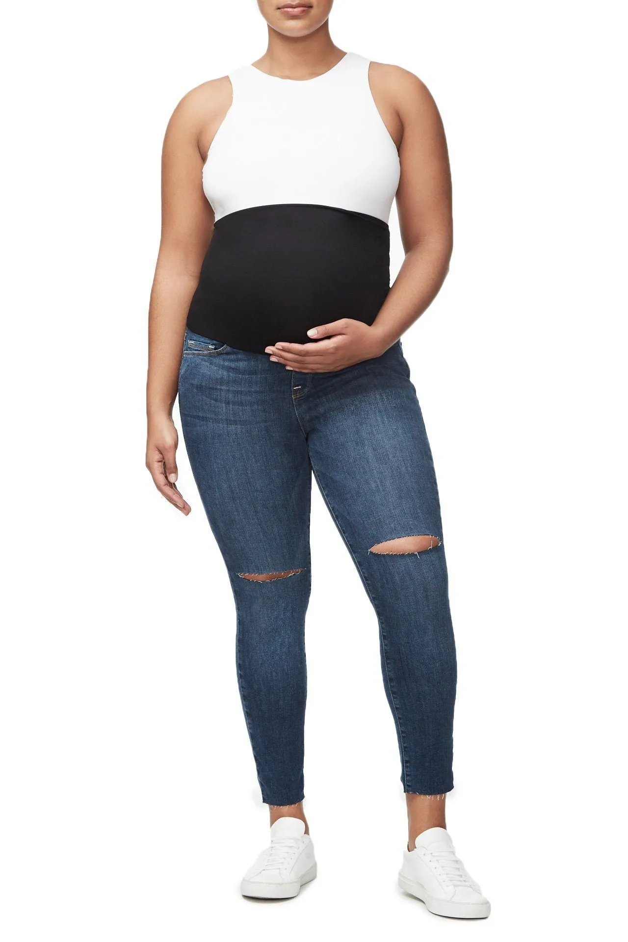 THE HOME STRETCH CROP | BLUE306