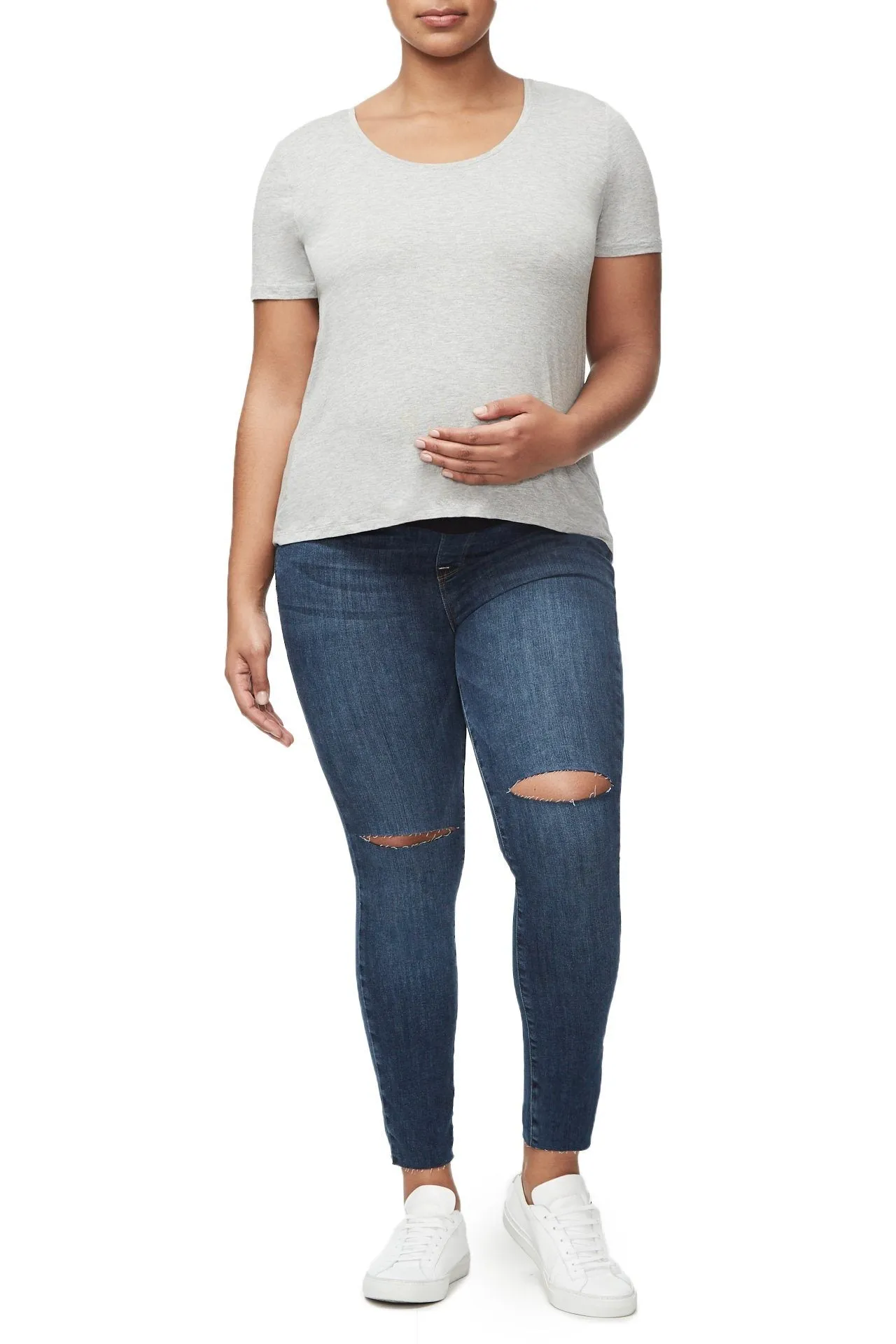 THE HOME STRETCH CROP | BLUE306