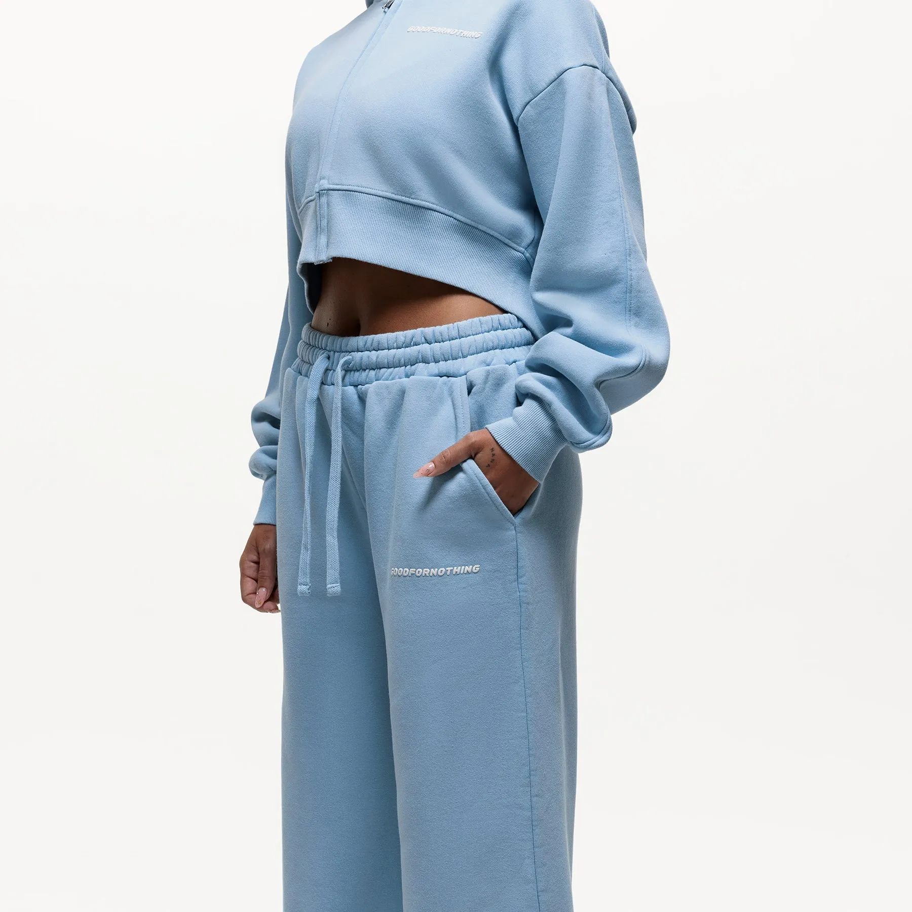 Vintage Washed Powder Blue Sweatpant (Final Sale)