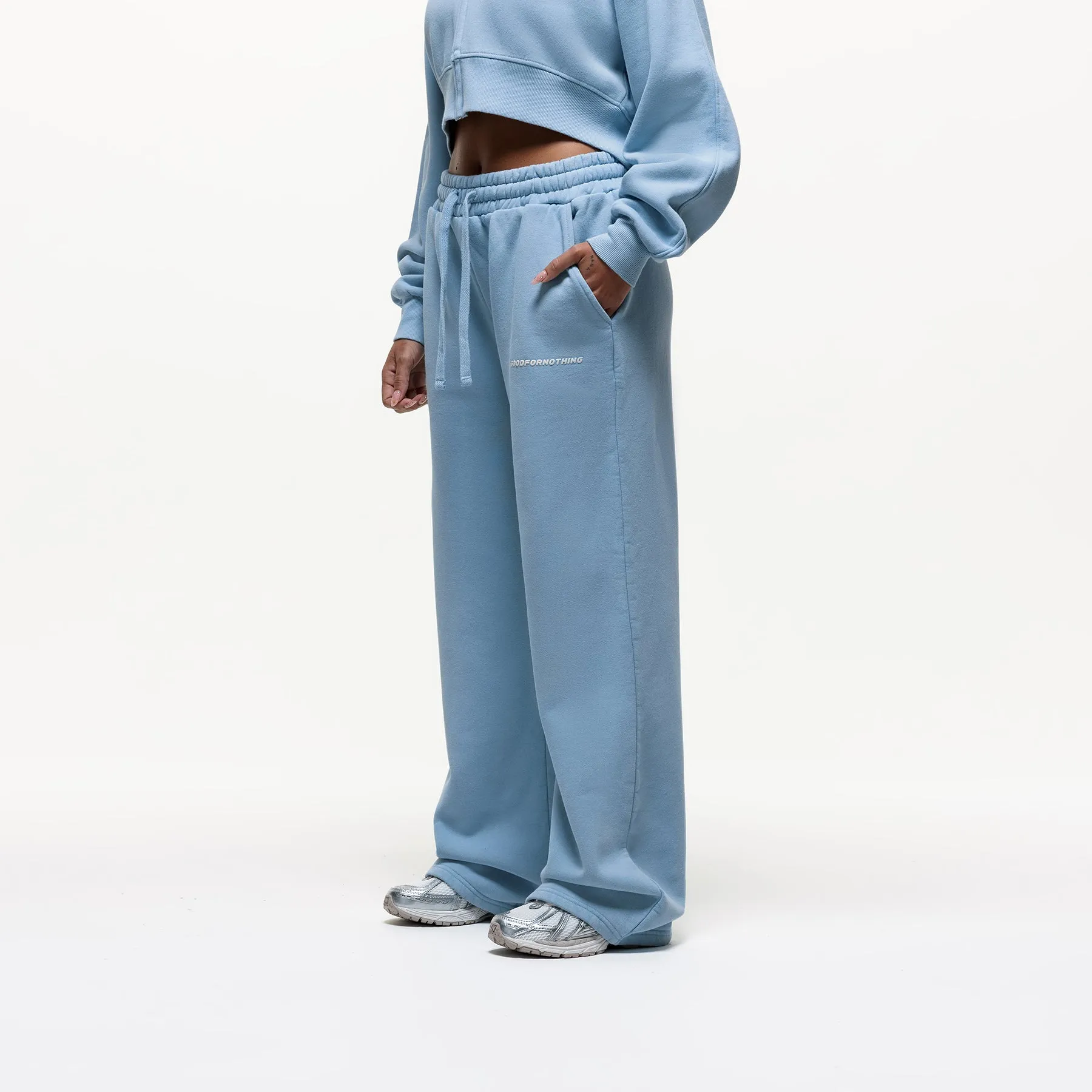 Vintage Washed Powder Blue Sweatpant (Final Sale)