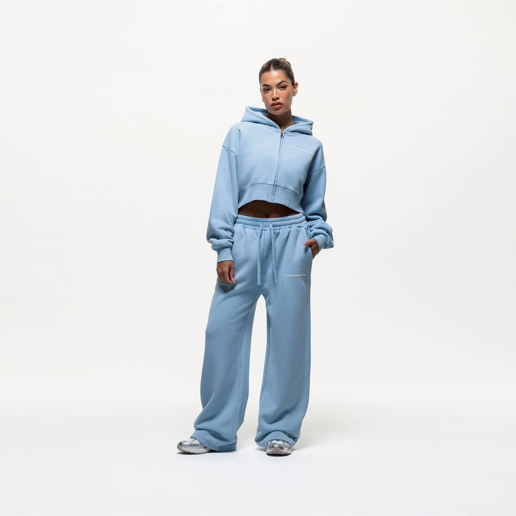 Vintage Washed Powder Blue Sweatpant (Final Sale)