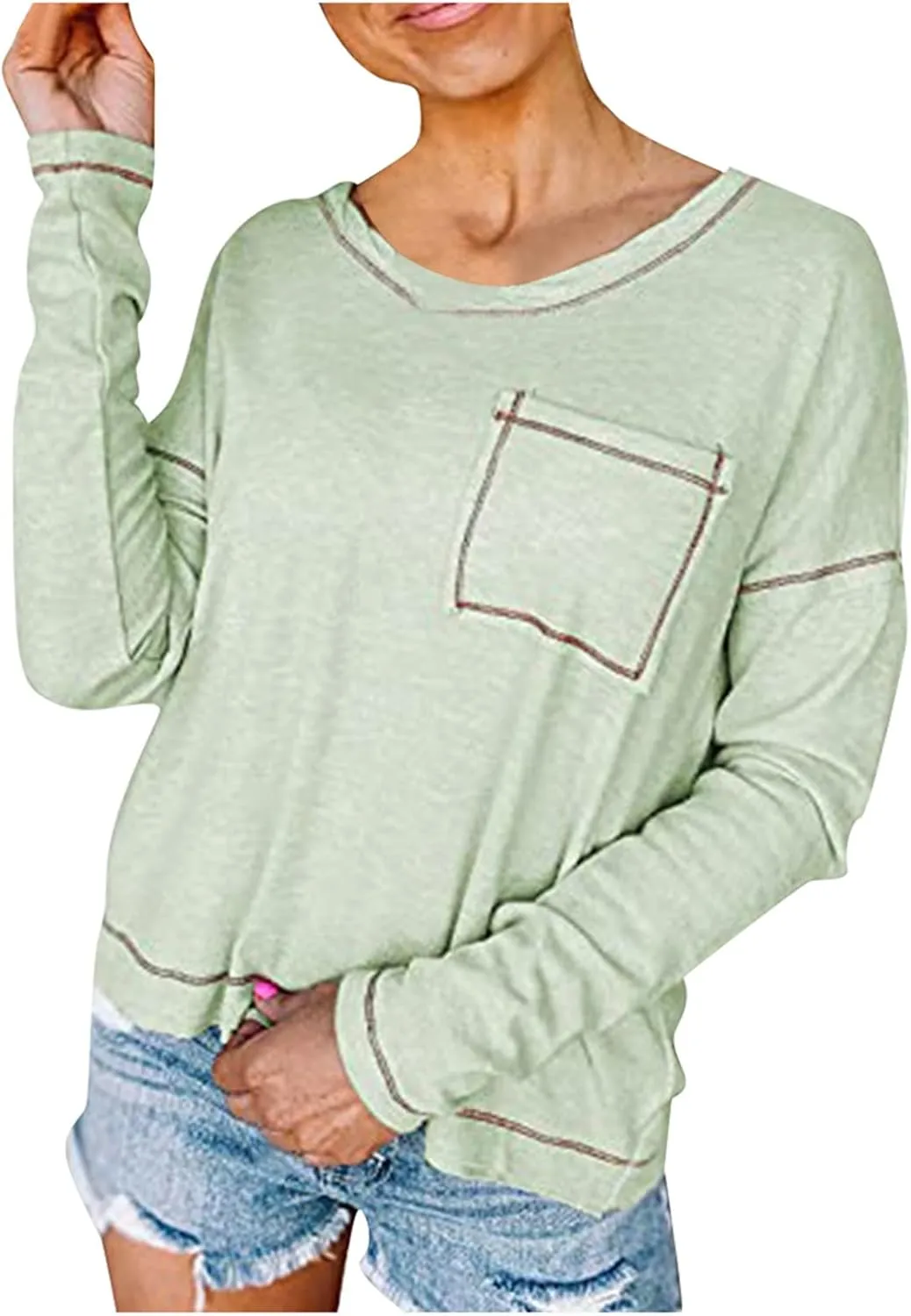 Women's Casual Oversized Sweaters Loose Soft Chunky Knit Long Batwing Sleeve Pullover Sweater Outfit Sweatshirts Tops