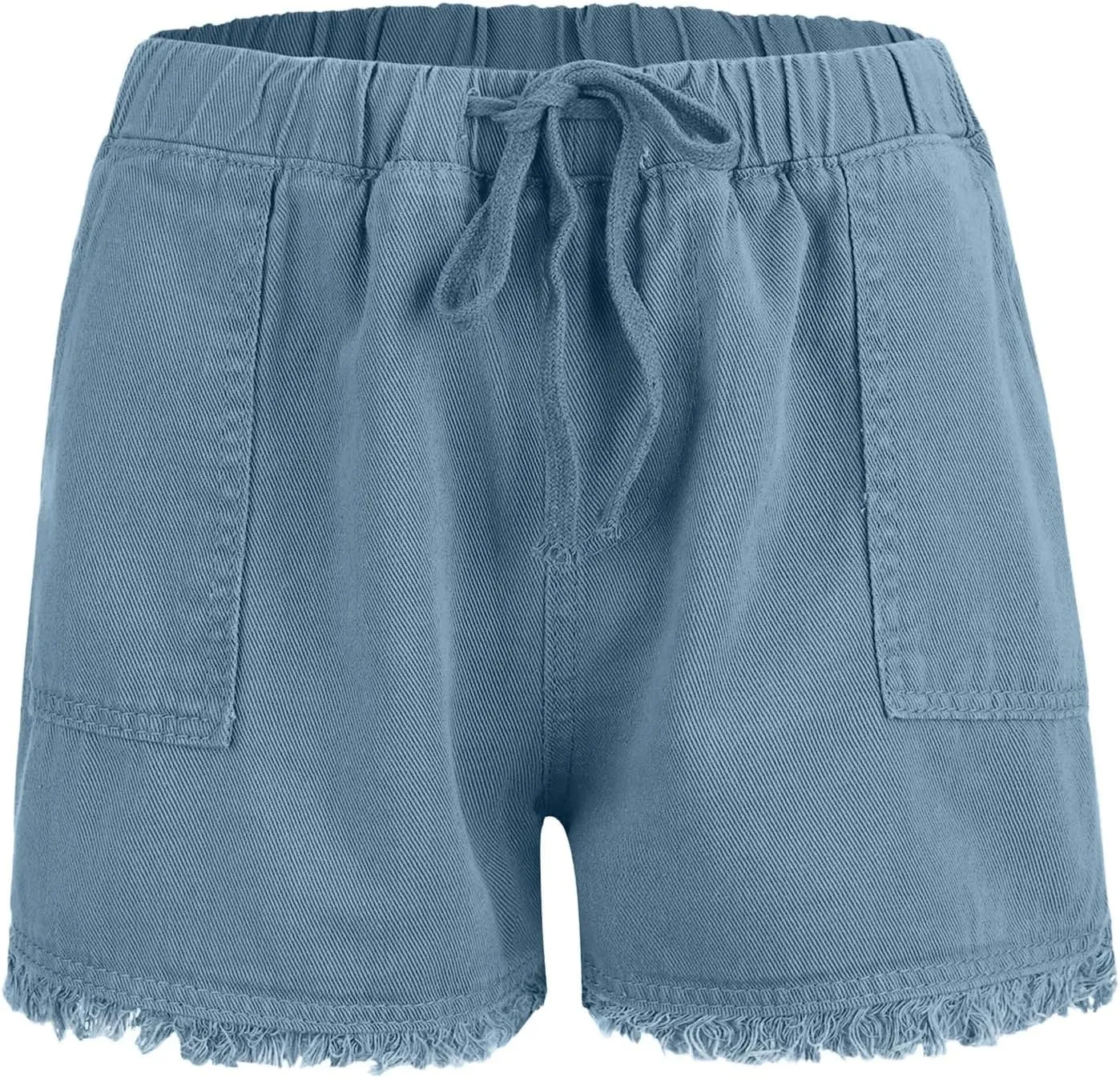 Womens Jean Shorts Plus Size High Waisted Stretchy Casual Denim Shorts Ripped Frayed Hem Summer Trendy Holiday Pants