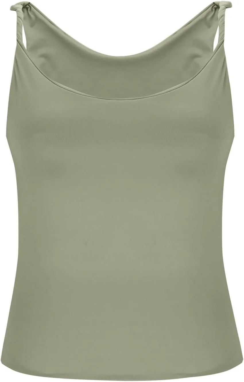 Women's Off Shoulder Crop Tops 2025 Summer Sleeveless Slim Stretchy Casual T Shirts Y2k Trendy Going Out Tank Tops