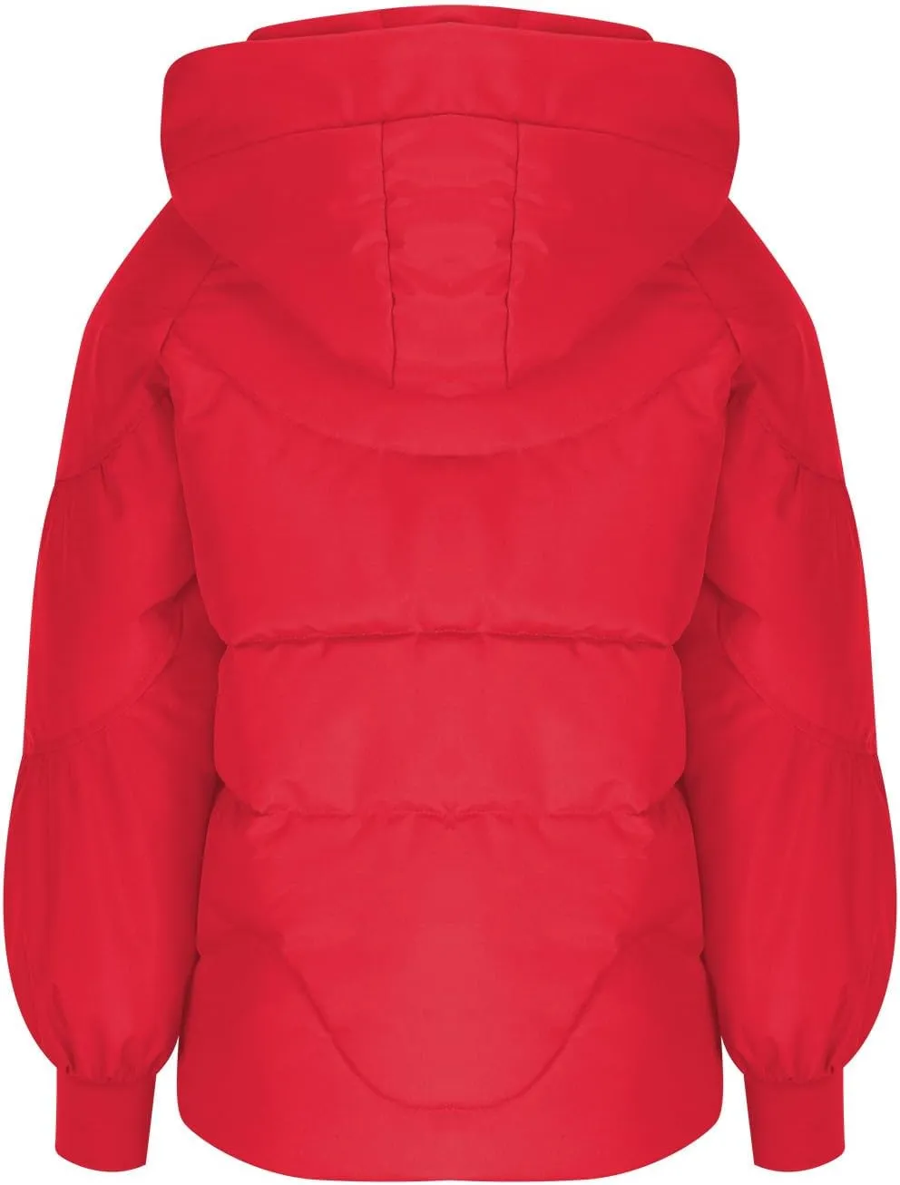 XUNRYAN Women Winter Warm Down Coat Quilted Lightweight Puffer Jackets Hooded Warm Thicken Anoraks Parkas Outwear Clothes