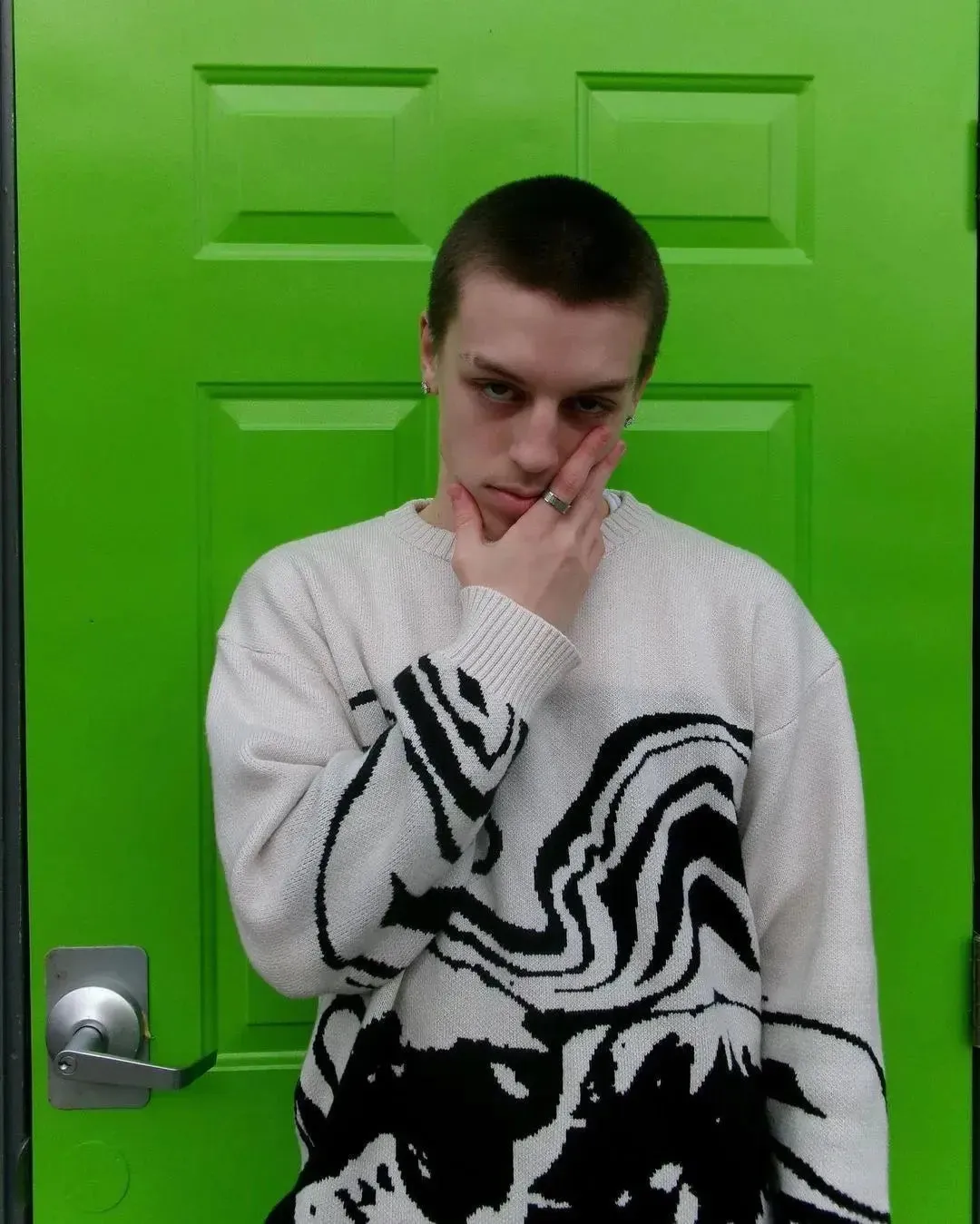 Y2K Sweater Loose Knit
